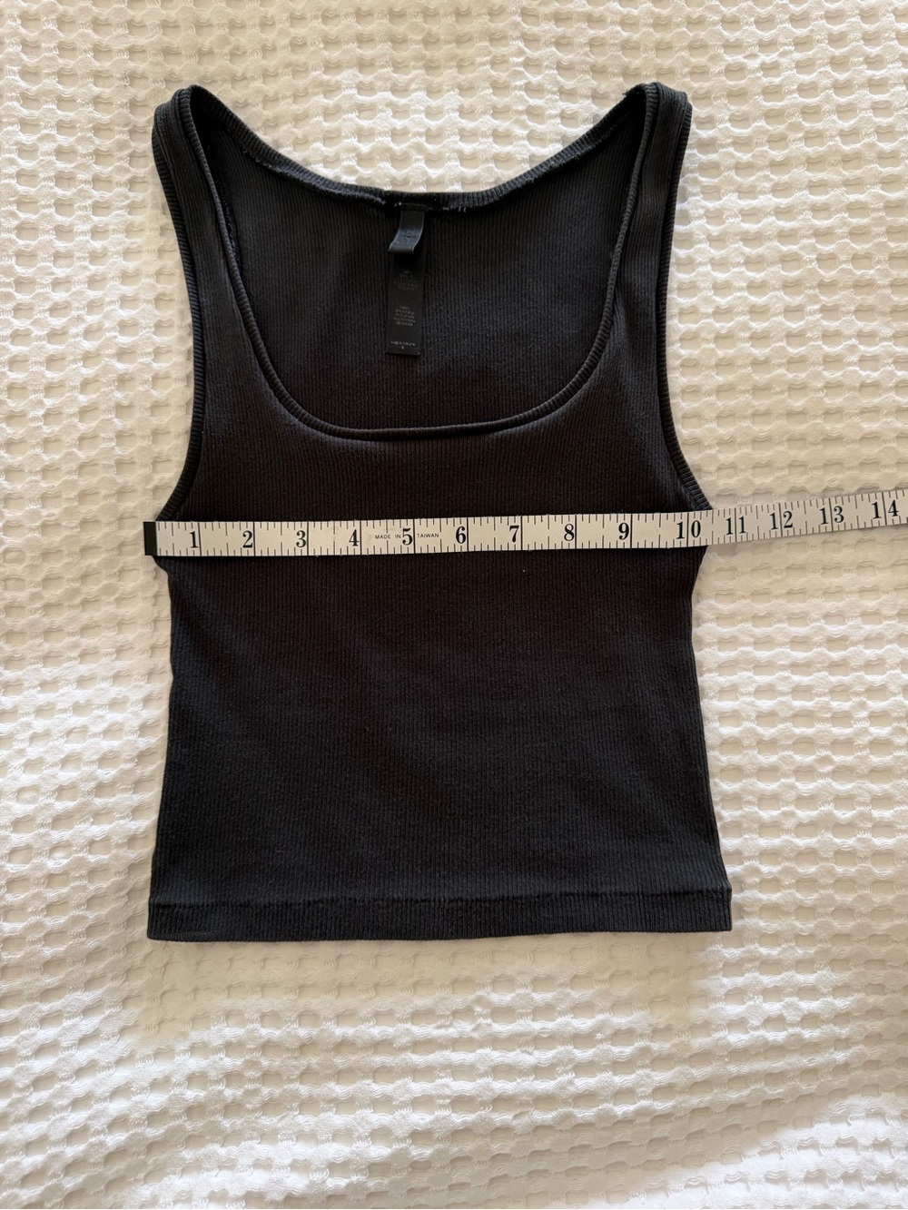 Skims Ribbed Set Size Small Black - Picture 11 of 13
